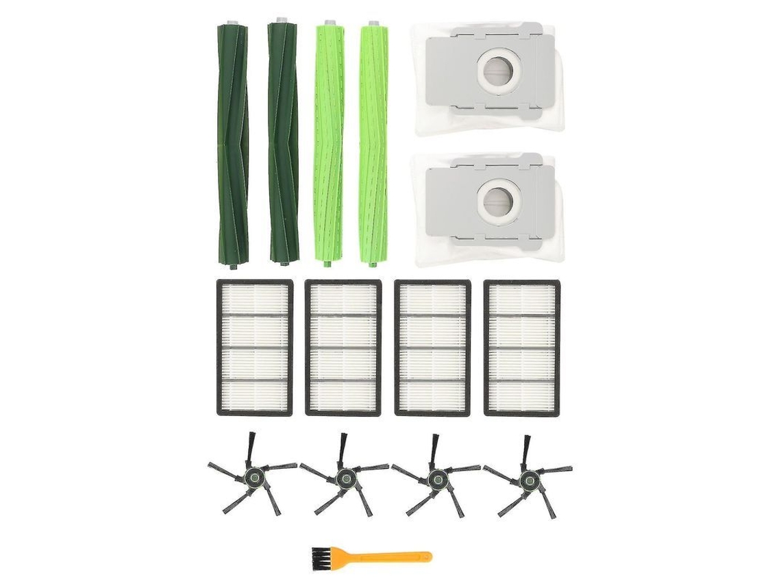 Filtro, Cepillo Lateral Y Bolsa Para Polvo Compatibles Con Irobot S9 (9150) S9+ S9 Plus