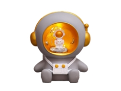 Cerdito Astronauta De Peluche - Cerdito Astronauta Con Luz Nocturna (Gris) JEIIBRZUI