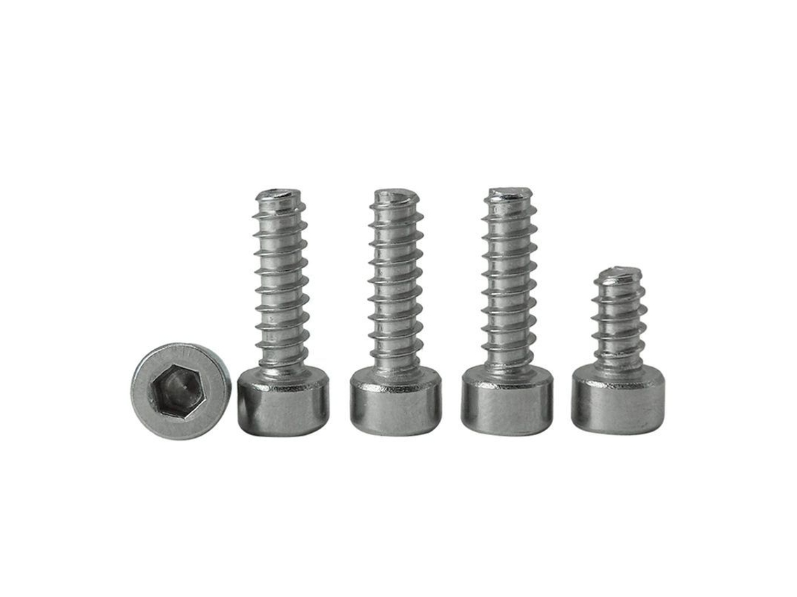 30 tornillos autorroscantes de acero inoxidable 304 M5x20, cabeza redonda con llave hexagonal para el hogar y la oficina.