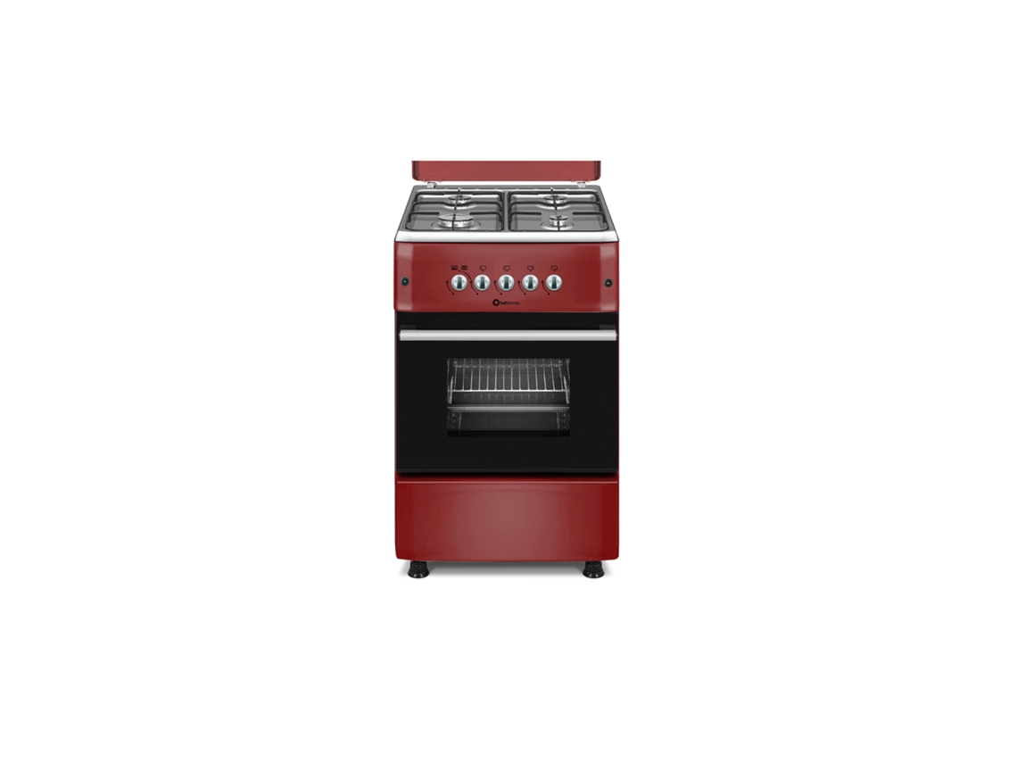 Estufa de Gas SOLTHERMIC Rojo Burdeos 50X55 F5S40G2Ir