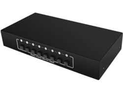 Conmutador Av 8 En 1, Salida De Vídeo Izquierda/derecha, Selector De Audio, Puertos Rca Compuestos.