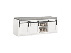 Armarios para Zapatos SOBUY (120 x 35 x 45 cm - MDF - Blanco)