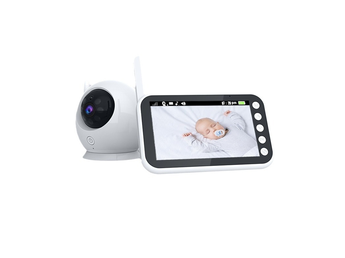 Monitor para bebés con cámara HD, visión nocturna y audio bidireccional / 4,3 pulgadas Czhhmart