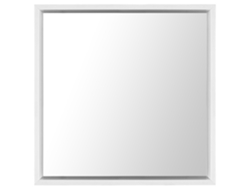 Espejo BELIANI Brignoles de Material sintético Blanco 50x4x50