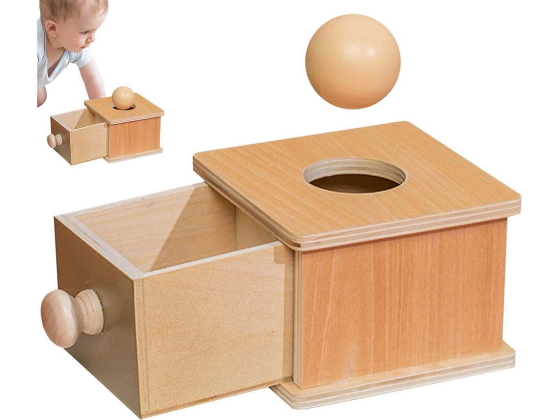 Juguetes De Madera - Caja Monedas Para Bebés,
