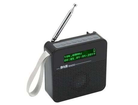 Radio HURRISE Radio Fm Digital Reproductor de Radio Portátil con Pantalla a Color Radio Recargable para Casa Videocassette