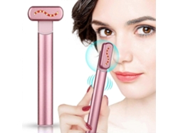 Dispositivo facial de microcorriente, terapia de luz roja para el rostro, varita de masaje para el contorno de ojos