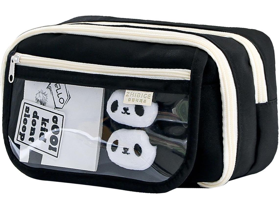 Estuche Para Lápices Panda | Organizador De Artículos De Papelería Con Lindo Diseño De Animales