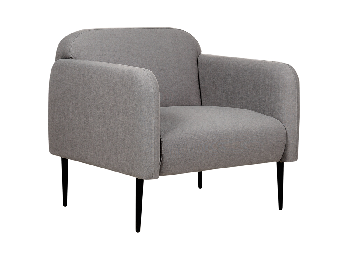 Sillón BELIANI Stouby de Lino Gris 83x74x77