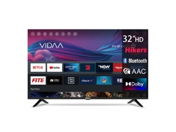 Televisores inteligentes 32fz B Pantalla de 32 pulgadas Smart HD Resolución 1366768 Compatible con Android Calidad de sonido Dolby Atmos Black Hikers