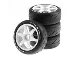 Neumáticos de rally para carretera, ruedas hexagonales de 17 mm para ARRMA ZD Racing HSP HRN X3GT 1/7 1/8 RC, piezas de modelos de vehículos