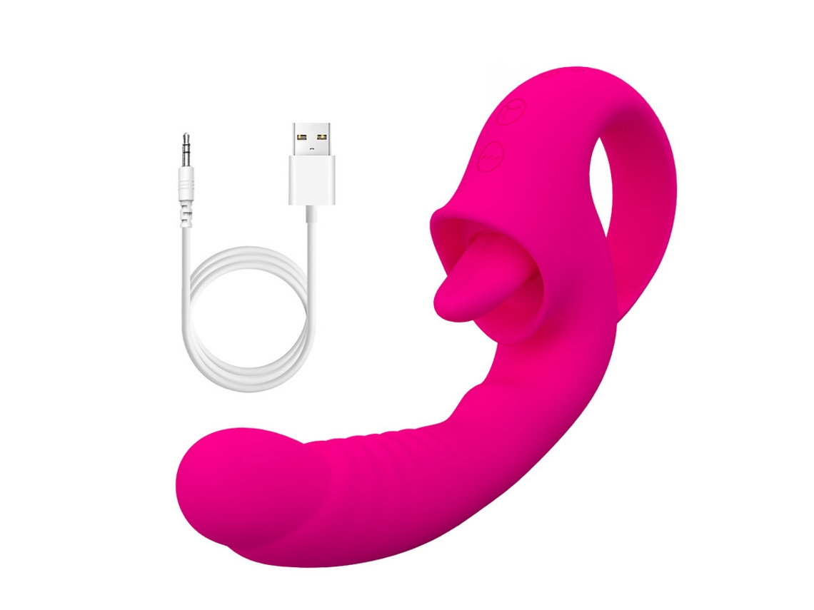 Vibrador De Masturbacin Para Lamer La Lengua De 10 Frecuencias Para Mujeres (rosa) Bestvite