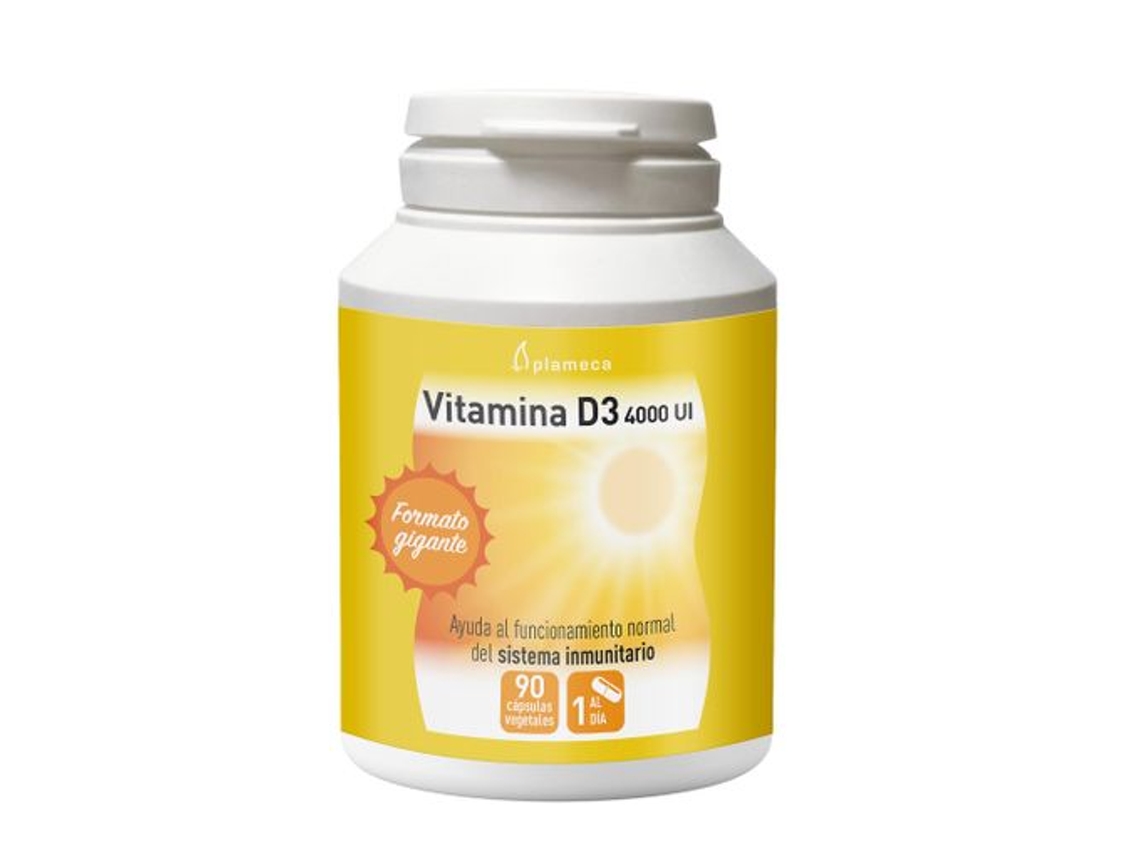 Complemento Alimentar PLAMECA Vitamina D3 4000Ui 90 Cápsulas