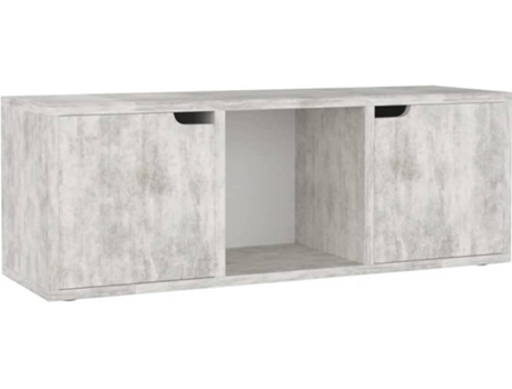 Mueble para la televisión VIDAXL Gris Madera contrachapada (88.5x27.5x30.5 cm)