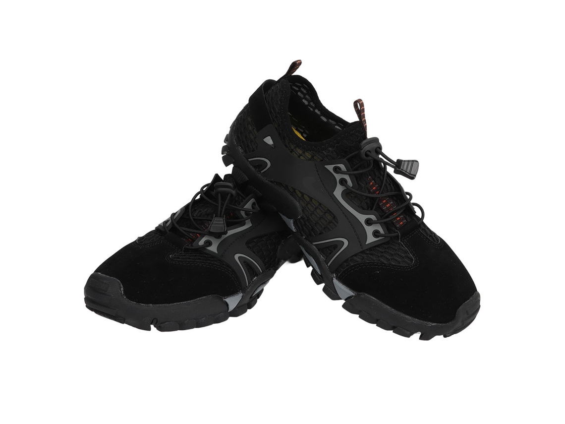 Zapatillas De Senderismo Negras Transpirables De Secado Rápido Para Hombre, Ideales Para La Playa, Caminatas Al Aire Libre Y Escalada Acuática, Talla 43.