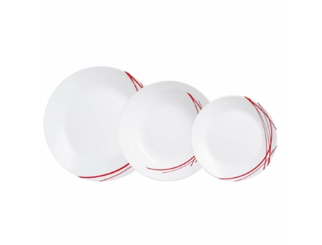 Servicios de Cena ARCOPAL Domitille (Blanco - Vidrio)