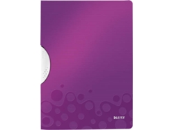 Cubierta con clip LEITZ WOW Morado (A4 - Capacidad: 30 hojas)