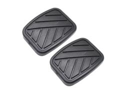 2 cubiertas para pedales de freno y embrague 49751-58j00 para Swift Vitara Samurai SX4 Aero Black