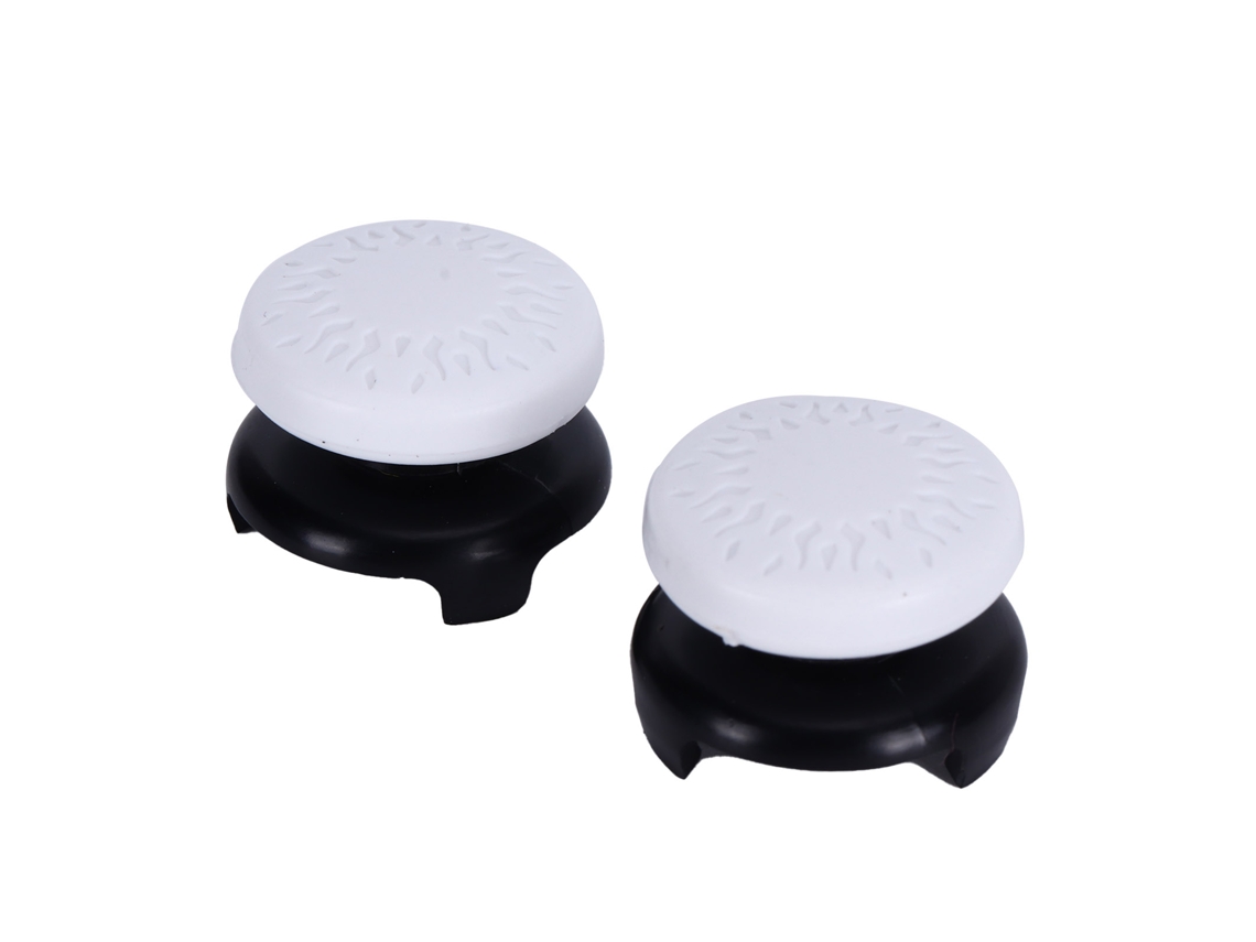 2 Fundas De Silicona Suave Para Joystick, Empuñadura, Mando, Controlador, Gamepad, Tapa De Teclas Para Ps5 (blancas)