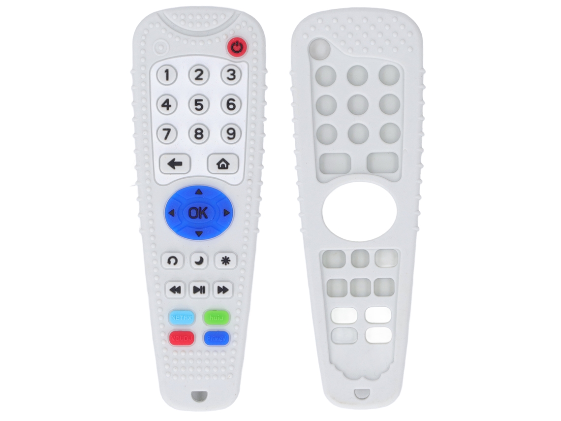 Jinwei-juguete De Mordisco En Forma De Control Remoto Para Bebés, Silicona, Juguete De Masticación Para Bebés