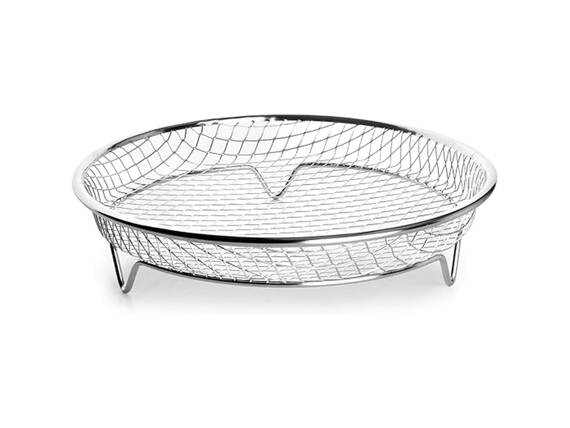 Cesta para freidora de aire Ibili 698010, acero inoxidable, VETONEK