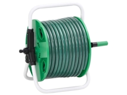 Carrete De Manguera VIDAXL Verde PVC