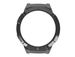 Reloj De Pulsera Unisex Con Brazalete De Malla De Diamantes, Color Plata Y Negro.