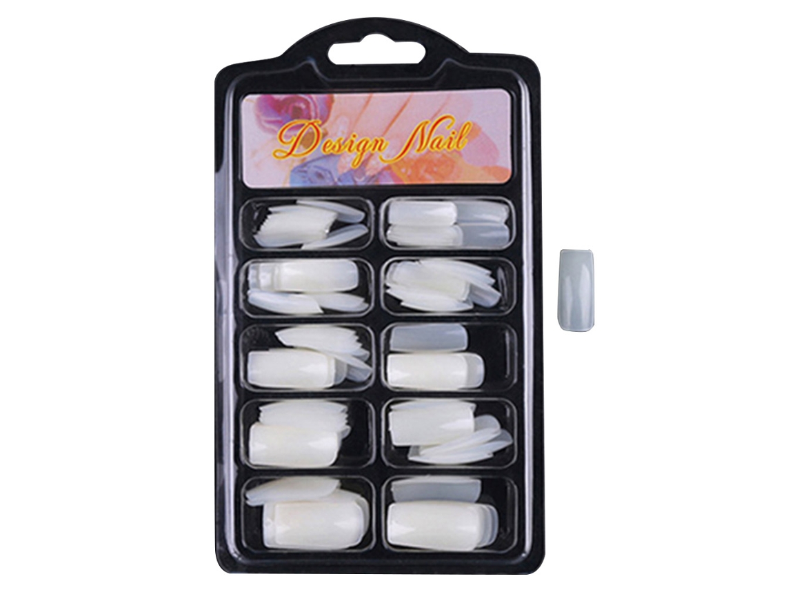 Uñas artificiales de media cobertura Kkml-100 para manicura, puntas de uñas postizas artísticas 02
