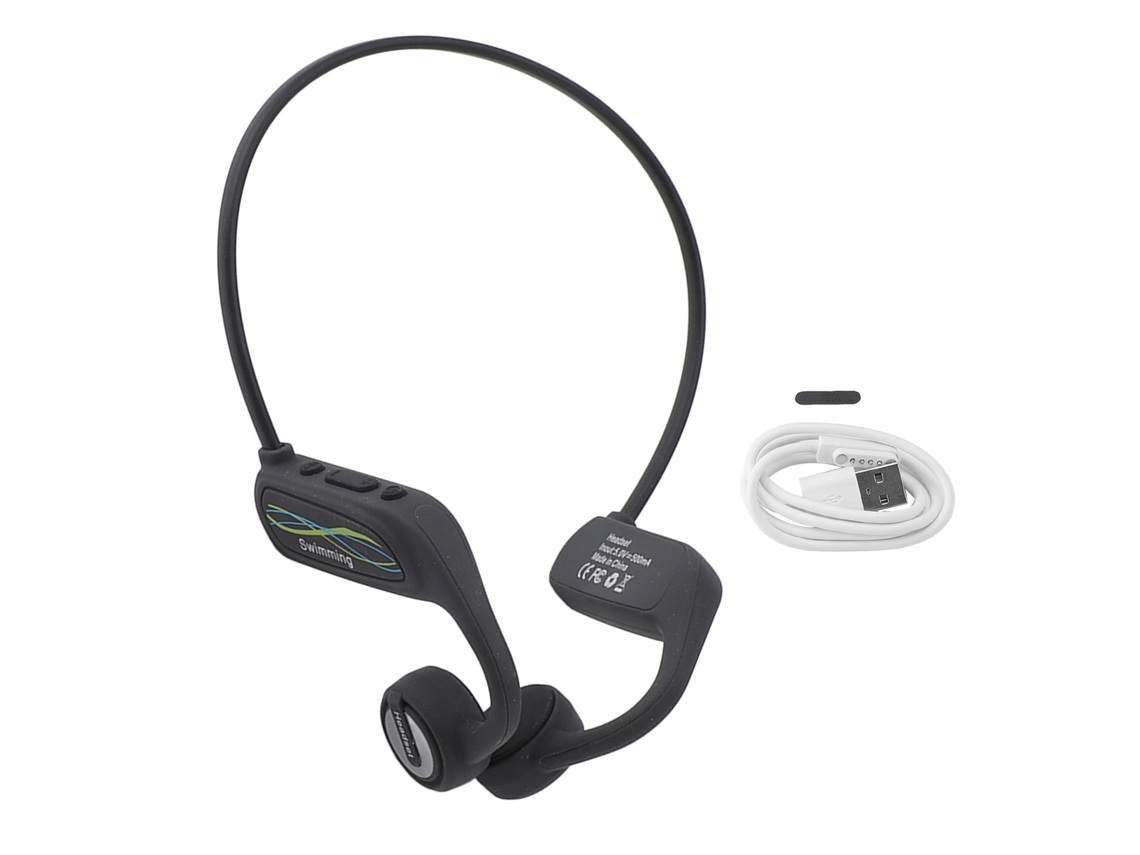 Auriculares profesionales subacuáticos IP68 Bluetooth 5.0 16 g Negro