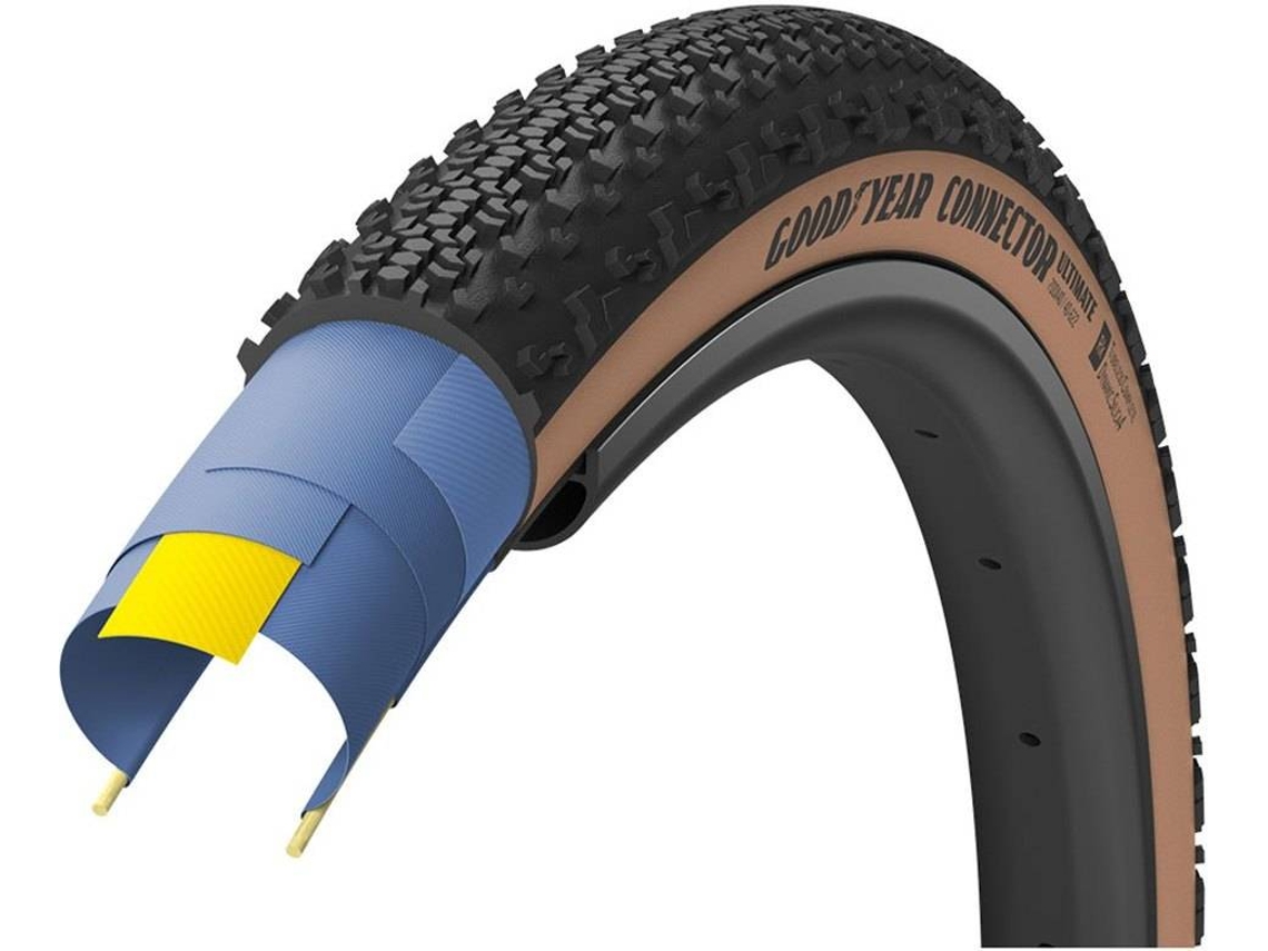 Neumático para Ciclismo Gravel GOODYEAR Gravel Connector Ultimate 120 Tpi Tlc Tubeless (27,5´´)