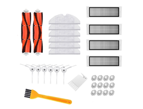 Kits de accesorios para Xiaomi Roborock S50 S51 E25 S5 Roborock Robot piezas de vacío filtro Cepillo Lateral rollo cepillo paño de mopa