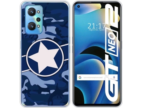 Carcasa Realme GT NEO 2 5G TUMUNDOSMARTPHONE Camuflaje 03 Multicolor