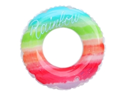 Aro De Natación Articulado Para Niños Rainbow Beach, Juguete Acuático Para Piscina De Verano.
