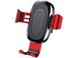 Cargador Sem Carro Qi Fast Ventilador YIZHOOD Rojo