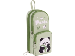 Estuche para lápices con forma de animalito | Estuche grande multicapa con diseño de capibara y panda para Gokoco