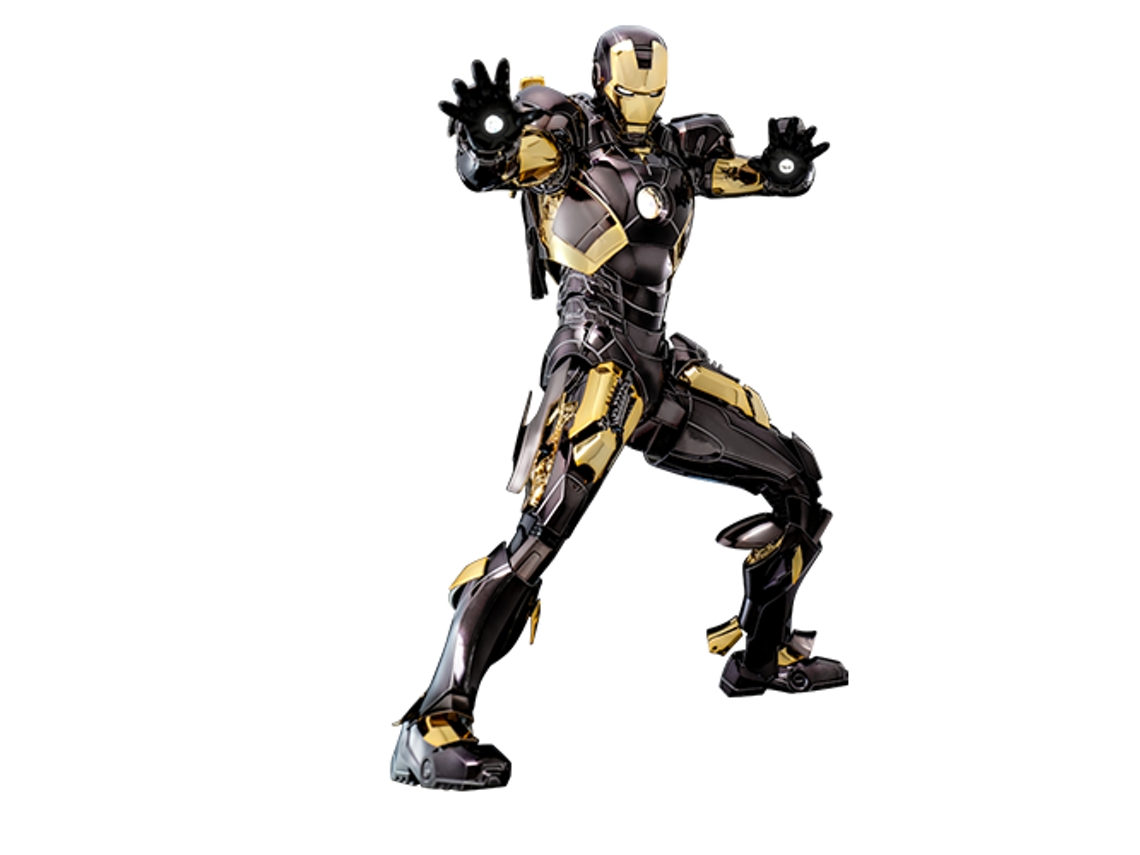 Figura Hot Toys MMS741D61 - Marvel Comics - The Avengers - Iron Man Mark VII Black Gold Version