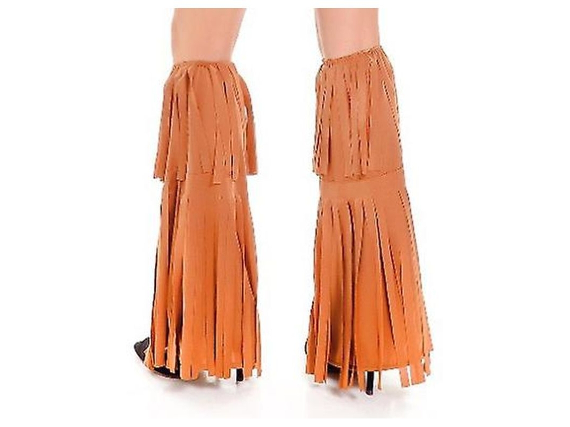 2026-traje Retro Hippie De Los 70 Con Chaleco De Flecos, Pantalones Y Bufanda Para Fiestas