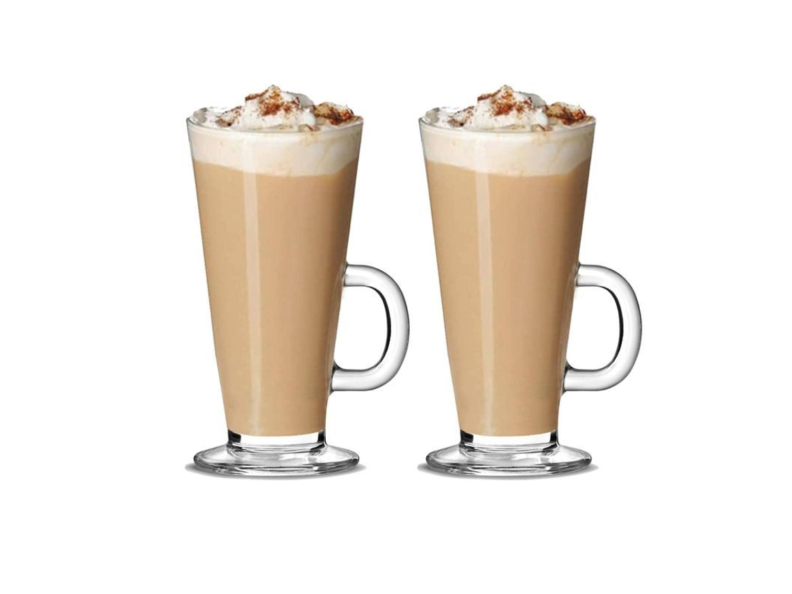 2026da-vasos De Café Y Té Latte Pack De 2-270ml Resistentes A Temperaturas Tazas Para Bebidas Calientes