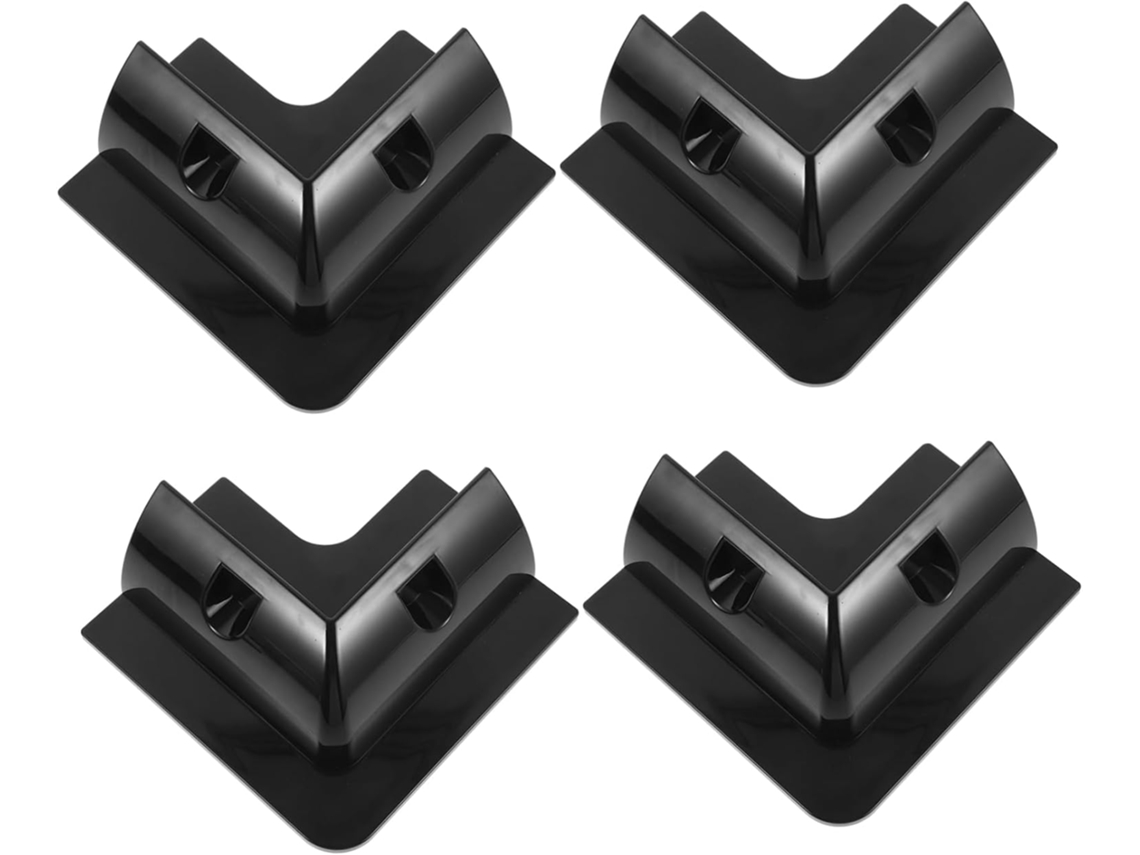 Kit De Montaje De Paneles Solares De Plástico De 4 Piezas Con Soportes Para Vehículos Recreativos Y