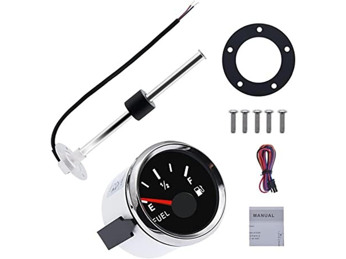 Capteur De Niveau Carburant Marin 8 Bolsas Y Kit Jauge 52 Mm Camping-car, Aplicaciones De Yates