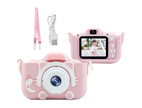 Máquina Fotográfica pulgadas 6 años Sd 1080P 32G Alta definición Apto para niñas de 3 a 10 años