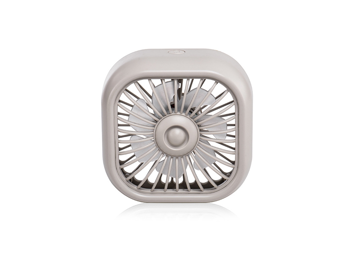 Ventilador De Coche Usb Con Luz De Cambio De Color, Velocidad Del Viento De 3 Velocidades, Enfriamiento En El Asiento Trasero