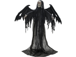 Decoración de Halloween EUROPALMS Black Angel (Negro - 175x100x66cm)