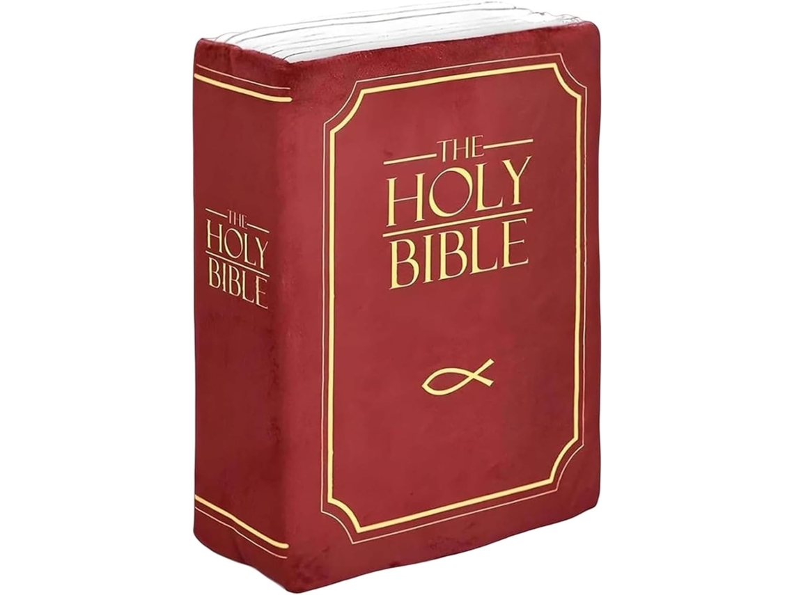 Cojín De La Santa Biblia, Cojín Con Libro Que Se Abre, Cojín Acolchado Para La Espalda, Cojín.