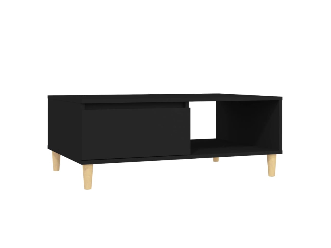 Mesa de Centro 90x60x35 Cm Derivados de Madera Negro MAISON EXCLUSIVE