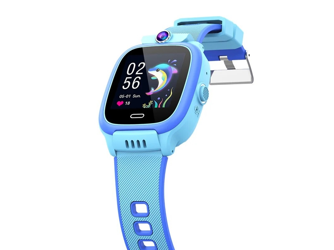 Reloj Inteligente Con Gps Localizador Y Comunicación Klack - Azul