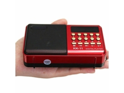 2026-radio Digital Portátil Fm Con Altavoz Lcd Reproductor Mp3 Usb Sd Tf Tarjeta Iqj