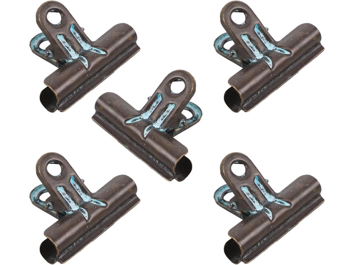 Besportble Clips De Escritorio De Hierro Con Bisagra Para Dibujos Y Sus Pequeños Clips Con Bisagra