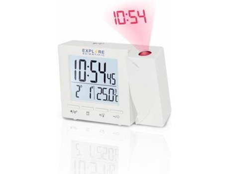 Radio Despertador EXPLORE SCIENTIFIC RC Digital Projection con Temperatura Interior