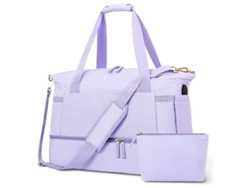 2026-bolsa De Viaje Para Mujer Con Compartimento De Zapatos Y Puerto De Carga Usb, Bolsa De Gimnasia Resistente Al Agua